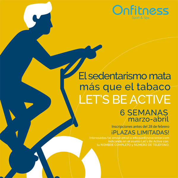 Onfitness, primer gimnasio en Pamplona que se une al programa Let`s be active 18 Onfitness